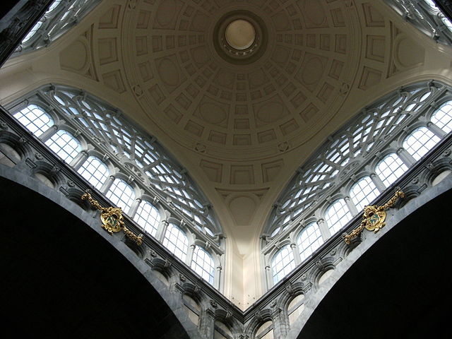 Dome roof inside Antwerp Central Station