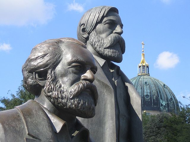 Marx and Engels monument in Berlin