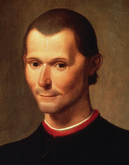 portrat of Niccolo Machiavelli from the shoulders up
