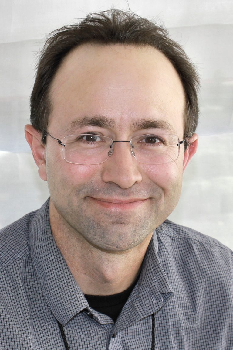 Nick Sousanis in 2015, by Larry D. Moore, licensed CC BY-SA 4.0 on Wikimedia Commons.